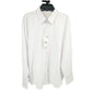 Con.Struct Mens White Long Sleeve Dress Shirt XL 4-Way Stretch Wrinkle Resistant