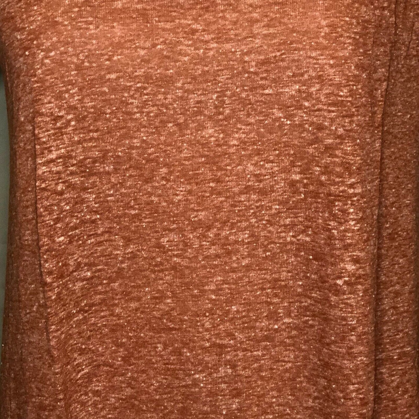 LuLaRoe Classic T Women's Extra Small Top Heather Orange Gray Trim NWT