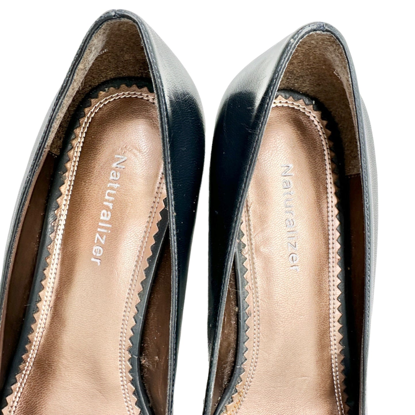 Naturalizer Pumps Shoes Womens 8 1/2 N Navy Blue 2in Block Heel