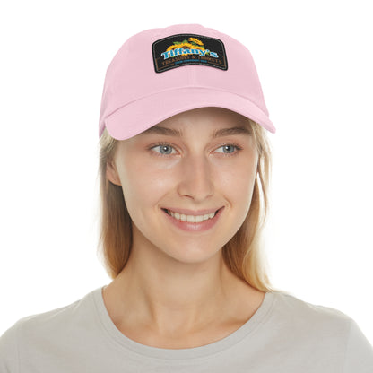 Tiffany's Treasures & Trinkets Baseball Hat with Leather Patch in Rectangle