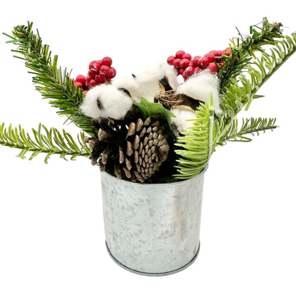 Country Cottage Christmas Magazine with Ashland Holiday Floral Arrangement