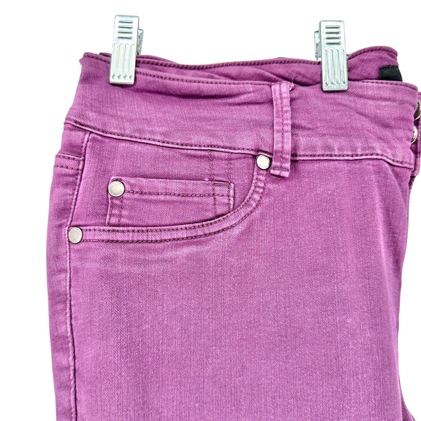 Torrid Denim Jeggings Womens 18R Purple 3 Button and Zip Fly Pockets