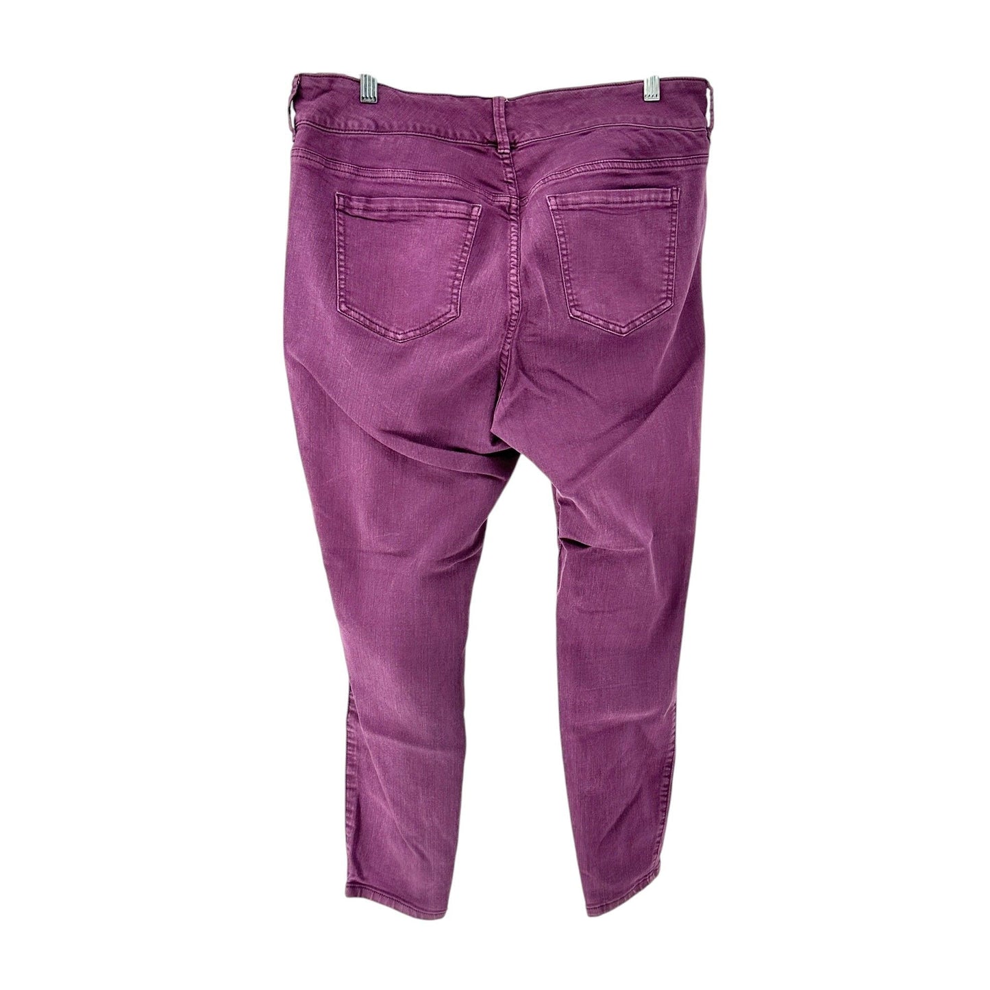 Torrid Denim Jeggings Womens 18R Purple 3 Button and Zip Fly Pockets