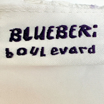 Blueberi Boulevard Child's Dress Size 4T White Stitched Flowers Pink Bow EUC
