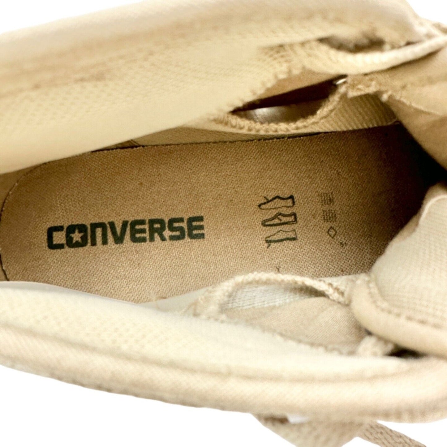 Converse All Star Unisex High Top Sneakers Mens 7.5 Womens 9.5 Tan