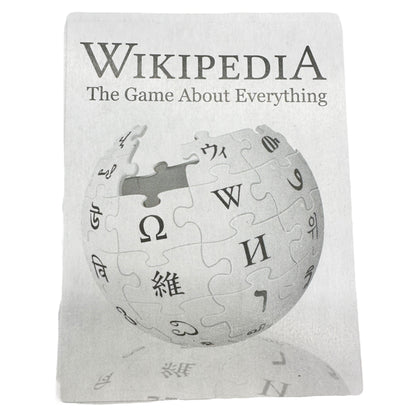Wikipedia Board Game Family Fun Complete but Missing Box Lid