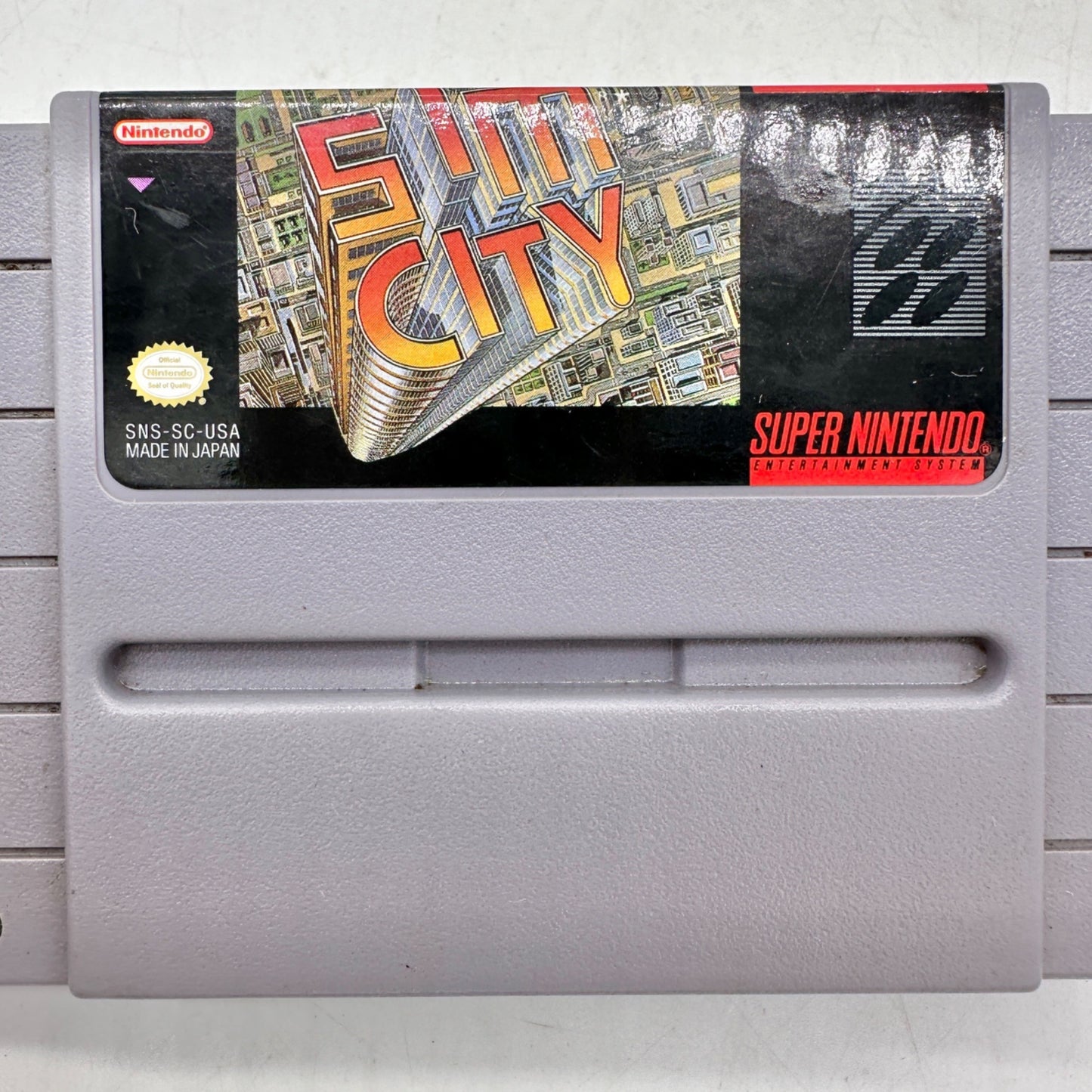 Super Nintendo SNES 3 Game Cartridges Lot 1990s Sim City Baseball Football Games