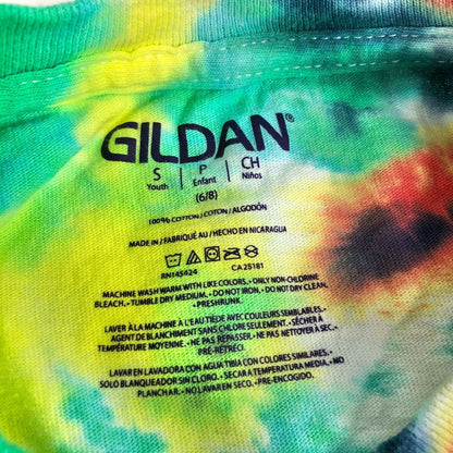 Gildan Tie-Dye Short Sleeve Tee Youth Small (6/8) New Splatter Swirl
