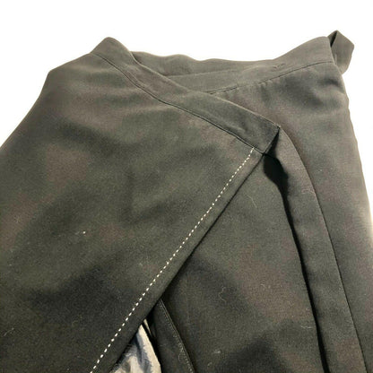 Sport Collection Black A-line Wrap Skirt Lined Heavy Womens Size 10
