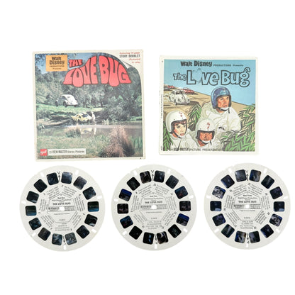 Vintage View Master 3 Reels w Booklets Set Captain Kangaroo Lassie The Love Bug