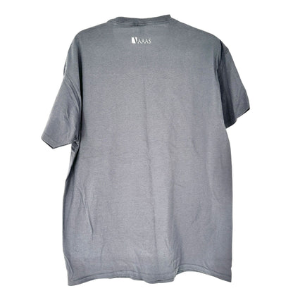 Fruit Of The Loom T-Shirt Unisex L AAAS Diversity Gray HD Cotton Short Sleeves