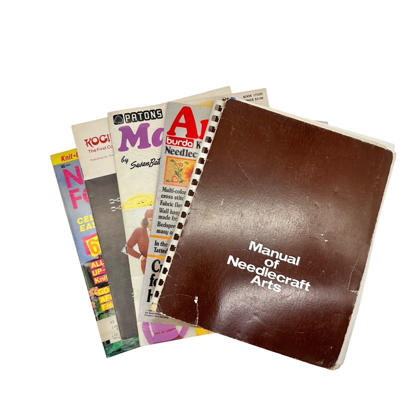 Vintage Needlecraft Book and Magazine 5pcs Manual Of Needlecraft Arts and More