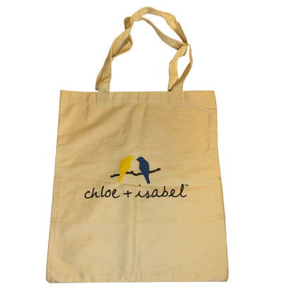 Chloe+Isabel Canvas Tote Bag Creative Confident Be You Birds on Branch EUC