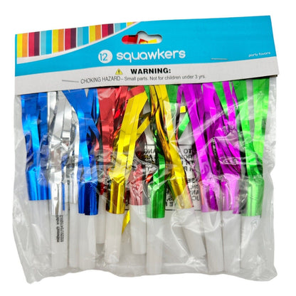 Party Supplies NEW Bundle Squawkers Banners Party Poppers Balloons And More