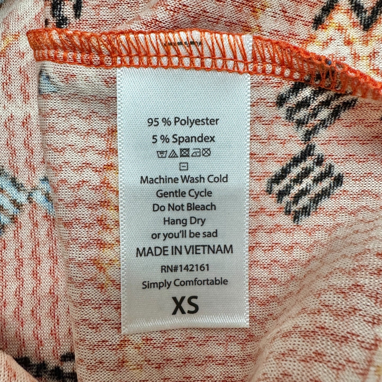 LuLaRoe Cassie Skirt XS Orange Southwestern Tribal Look Pencil Skirt NWT
