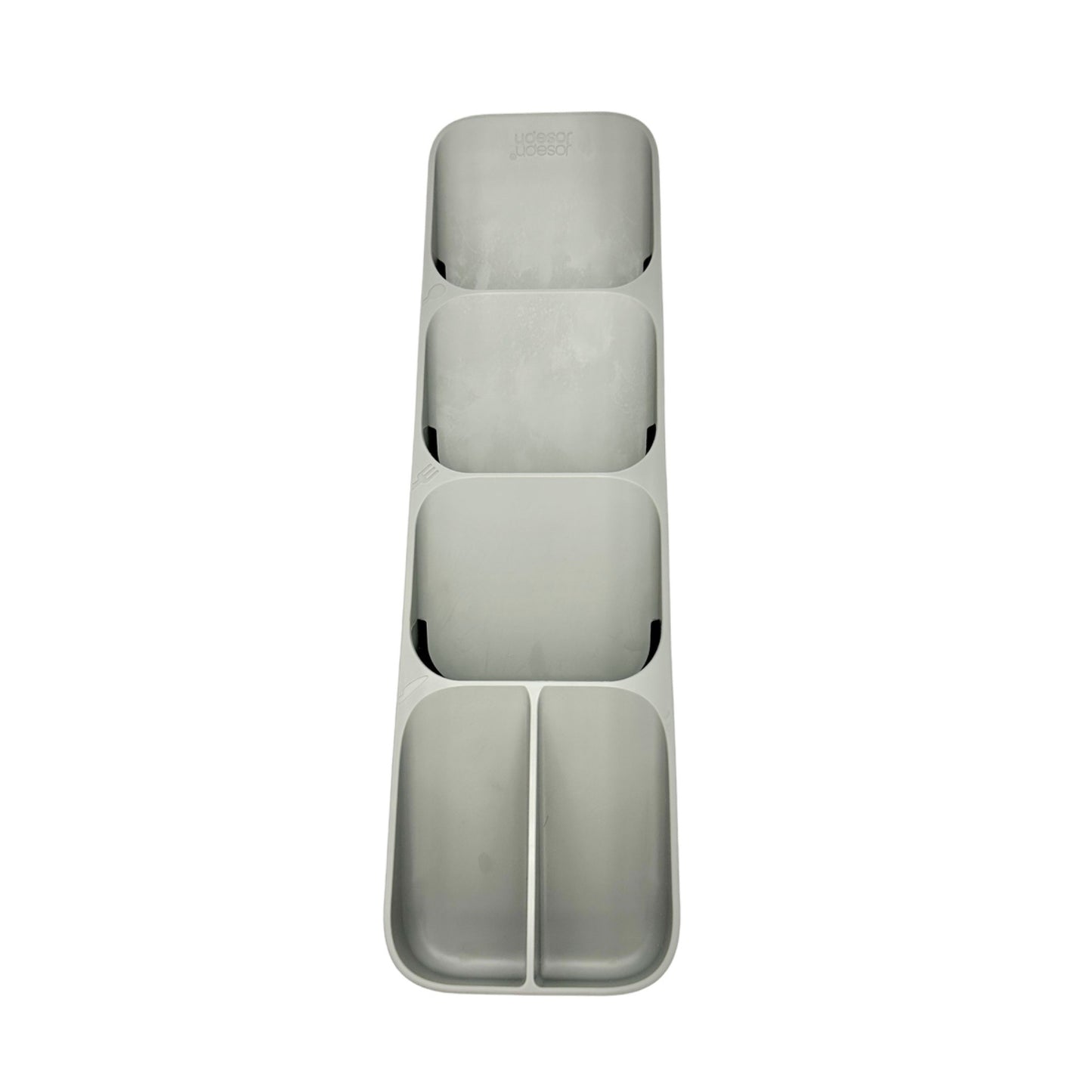 Joseph DrawerStore Compact Cutlery Organizer 16 x 4 x 2 Gray EUC