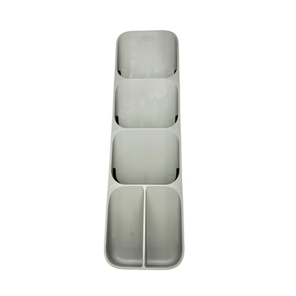 Joseph DrawerStore Compact Cutlery Organizer 16 x 4 x 2 Gray EUC