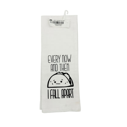 Set of 3 Dish Towels 25 x 15 White Tan Various Sayings Humorous NWT