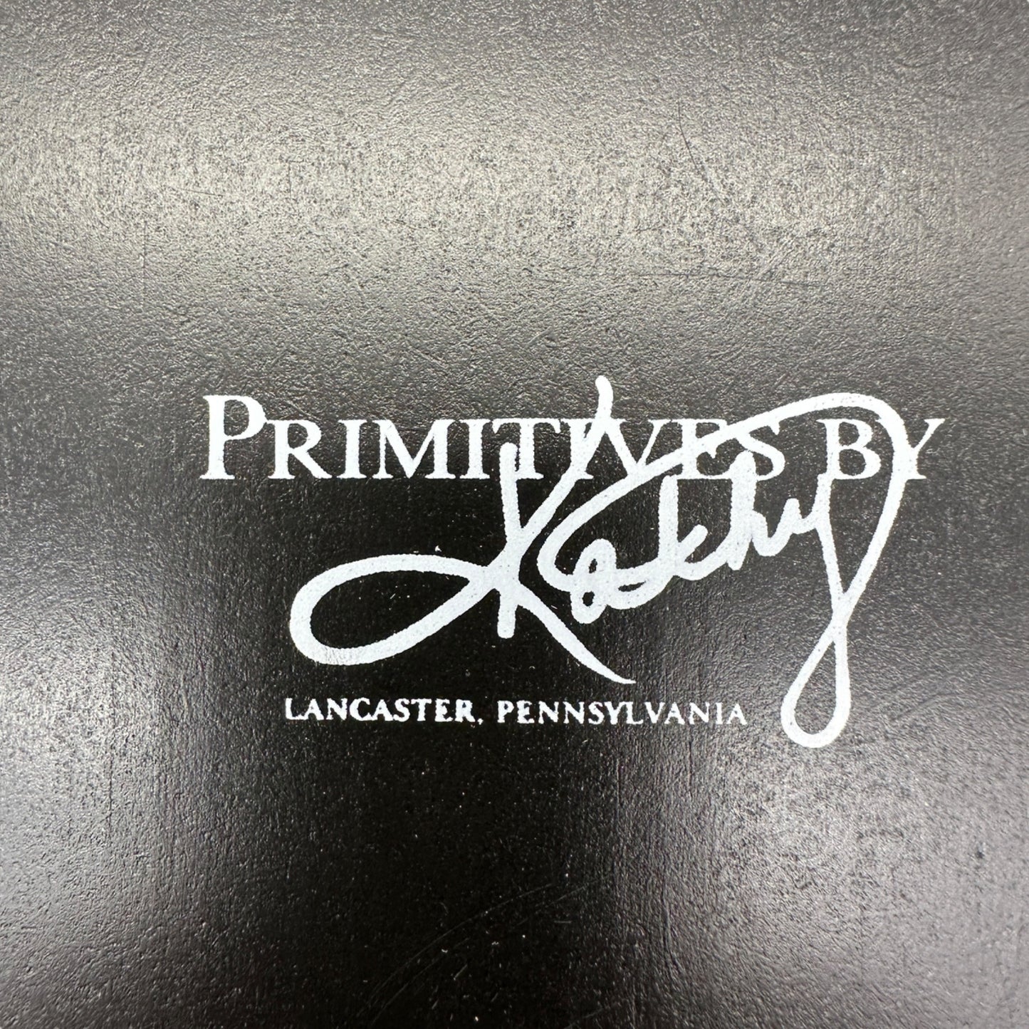 Primitives by Kathy Inset Box Sign 10 x 10 x 2 Black Create Life NEW