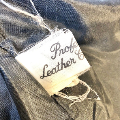 Gino di Giorgio Jacket Womens M Black Genuine Leather Short Pockets