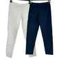 Gap Kids 2 Pair of Pants XXL (14-16) Solid Navy and Solid Gray