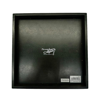 Primitives by Kathy Inset Box Sign 10 x 10 x 2 Black Create Life NEW