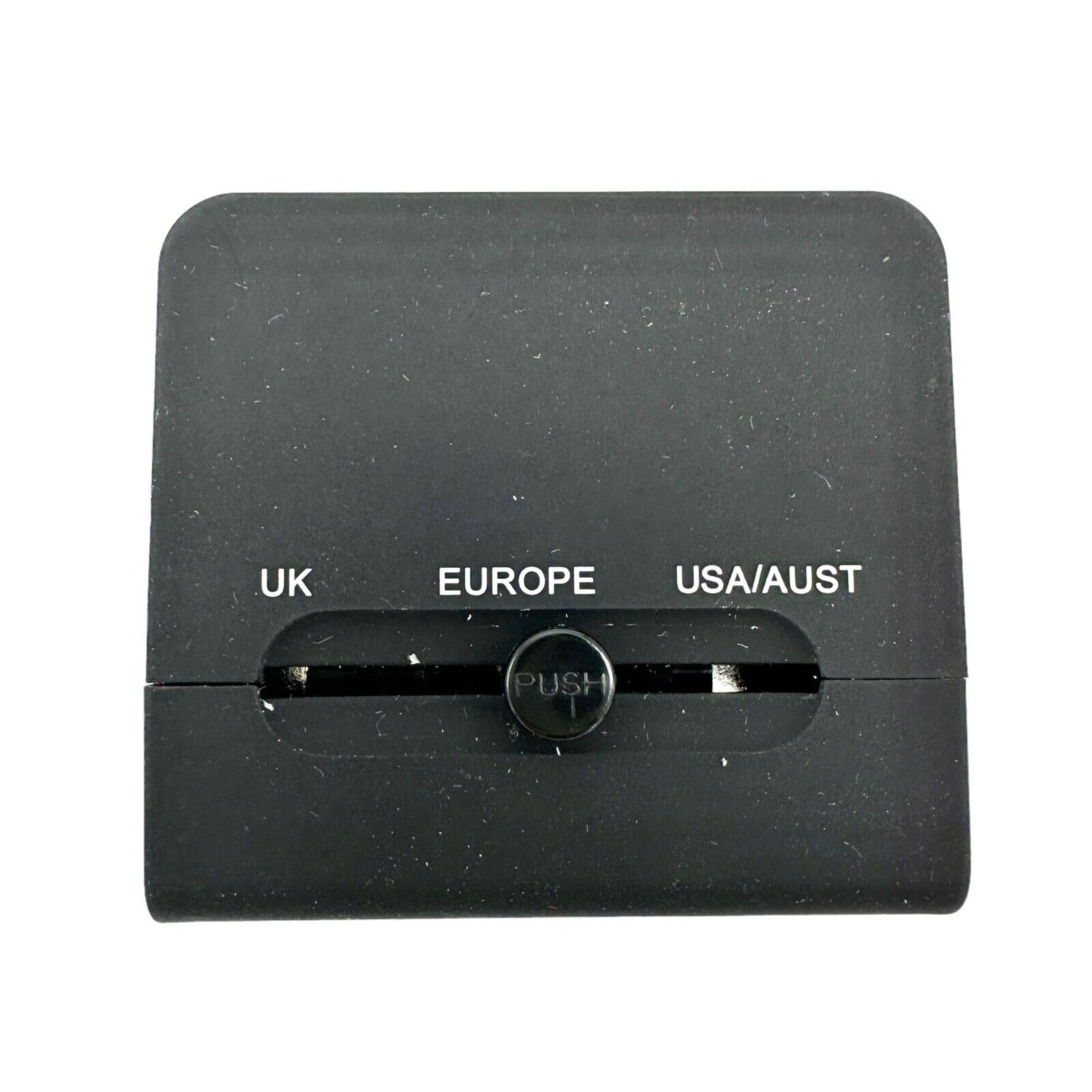 Multi-Nation Travel Adapter with USB Charger Black NEW UK Europe USA Australia