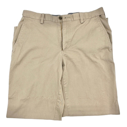 Haggar Pants Men's 34 x 32 in Khaki Classic Fit Premium Comfort
