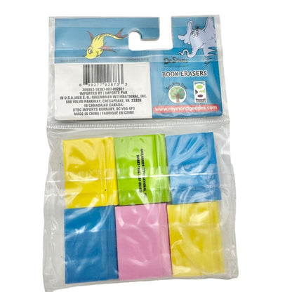 Dr. Seuss Headband Deluxe Bow Tie Erasers Age 4+ NEW