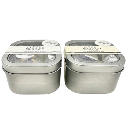 The Good Rub Set of 2 DIY Bath Bomb Kit Eucalyptus NIP