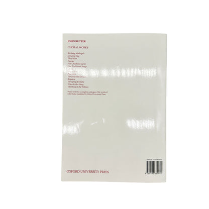 Gloria By John Rutter Vocal Score For Mixed Voices With Brass Percussion Organ