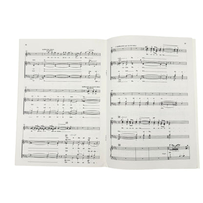 Gloria By John Rutter Vocal Score For Mixed Voices With Brass Percussion Organ
