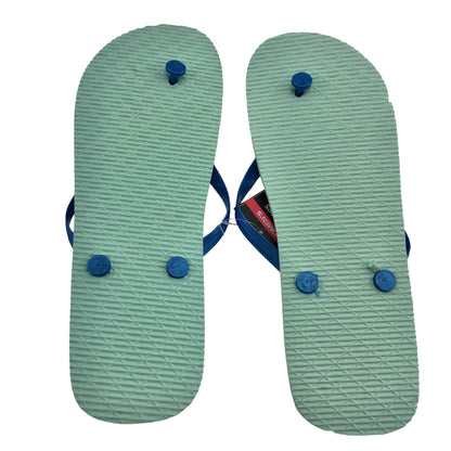 Flip Flops Seas The Day Womens L (9-10) beach pool camping casual NWT