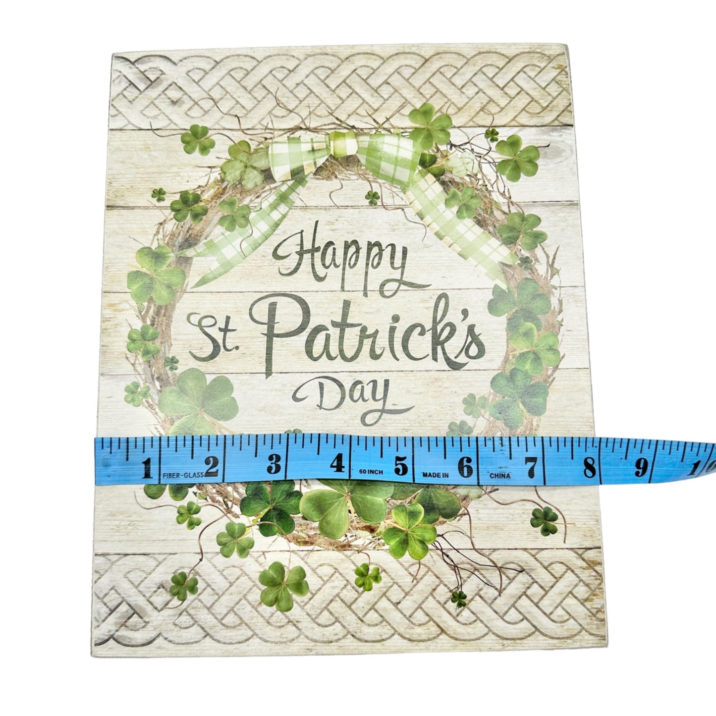 Primitives By Kathy St. Patrick's Day Pair of Wooden Box Signs Decor Hang or Sit