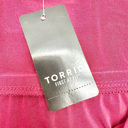 Torrid Size 2 Convertible Maxi Dress Red Sleeveless Tube Top