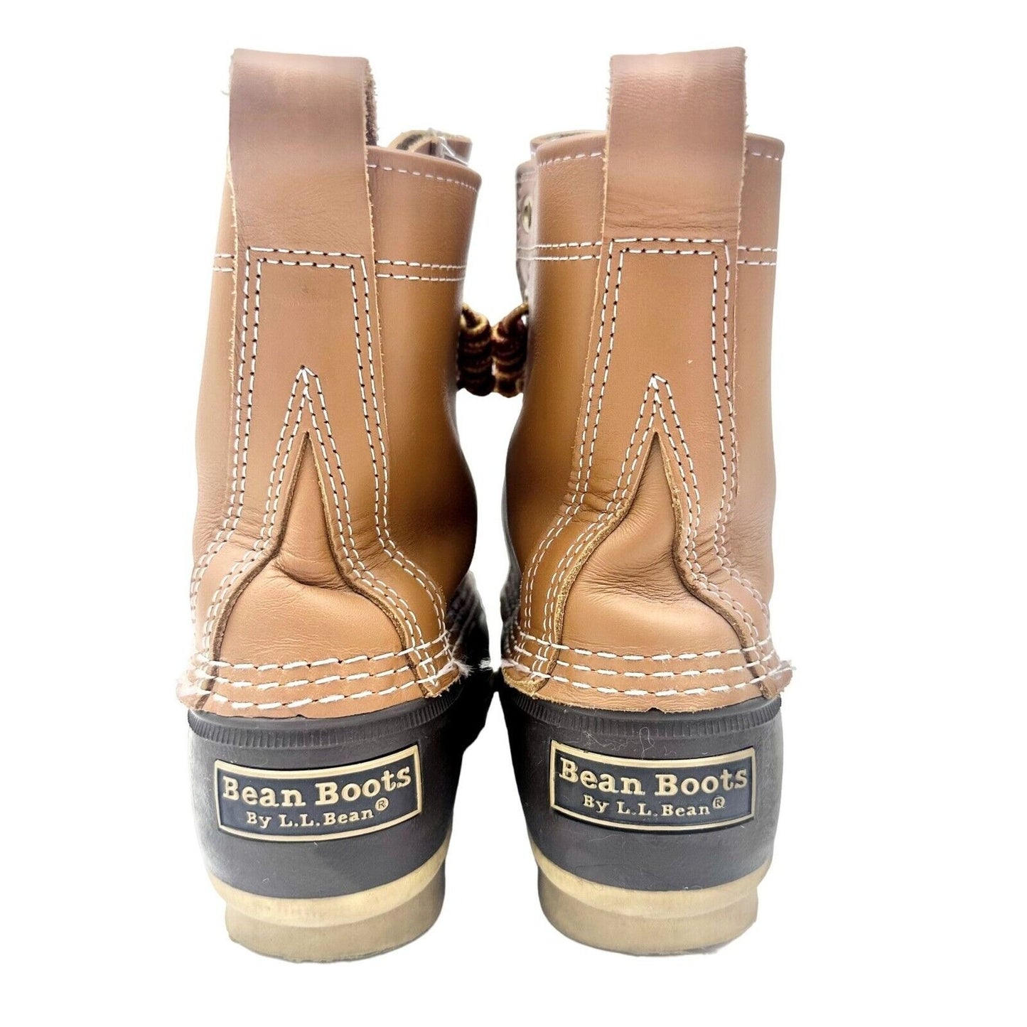 LL Bean Bean Boots Womens Size 6M Brown Lace Up Duck Boot