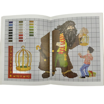 Harry Potter Cross Stitch Patterns Paperback Book In French 2001 Mango Pratique