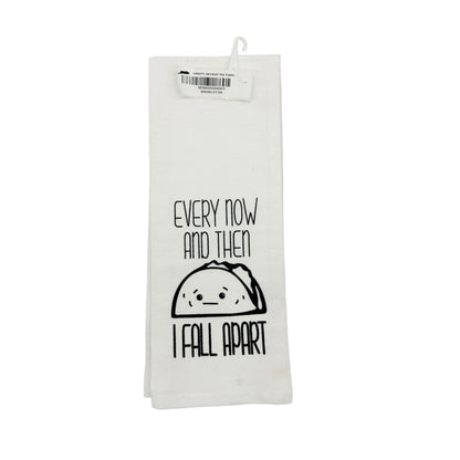 Set of 3 Dish Towels 25 x 15 White Tan Various Sayings Humorous NWT