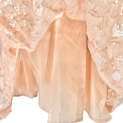 Zenzi Dress Girls XS 4-5 Lace Light Pink Sleeveless Lined A-Line Style