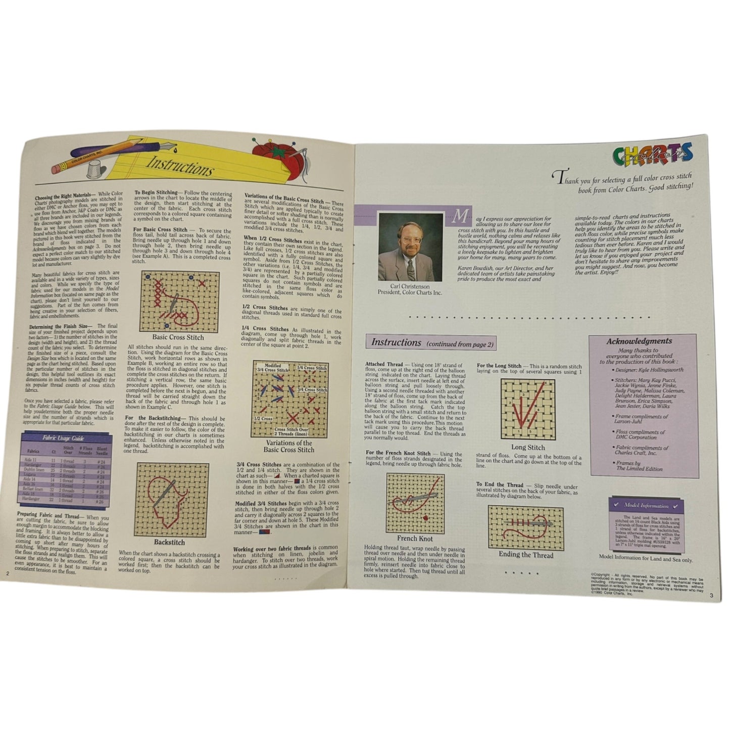 A Heavenly View Of Planet Earth Cross-Stitch Pattern Book By Kyle Hollingsworth