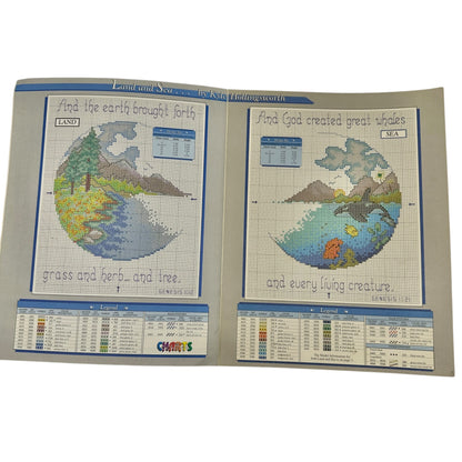 A Heavenly View Of Planet Earth Cross-Stitch Pattern Book By Kyle Hollingsworth