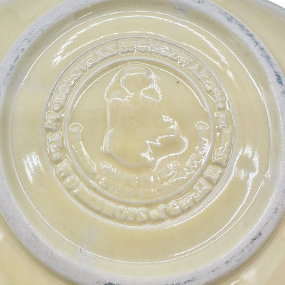 Workshop of Gerald E Henn Pottery Teacup and Saucer Set Flower Shape Yellow