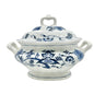 Blue Danube Soup Tureen With Lid 12 X 8 Floral Blue and White Porcelain Vintage