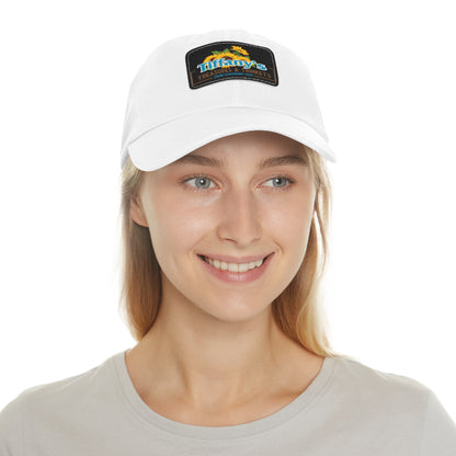 Tiffany's Treasures & Trinkets Baseball Hat with Leather Patch in Rectangle