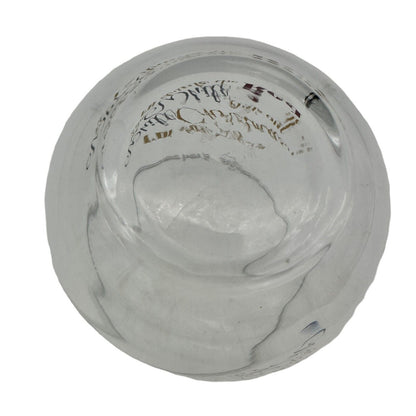 Christmas Wine Glass Stemless Clear Glass 16oz Capacity