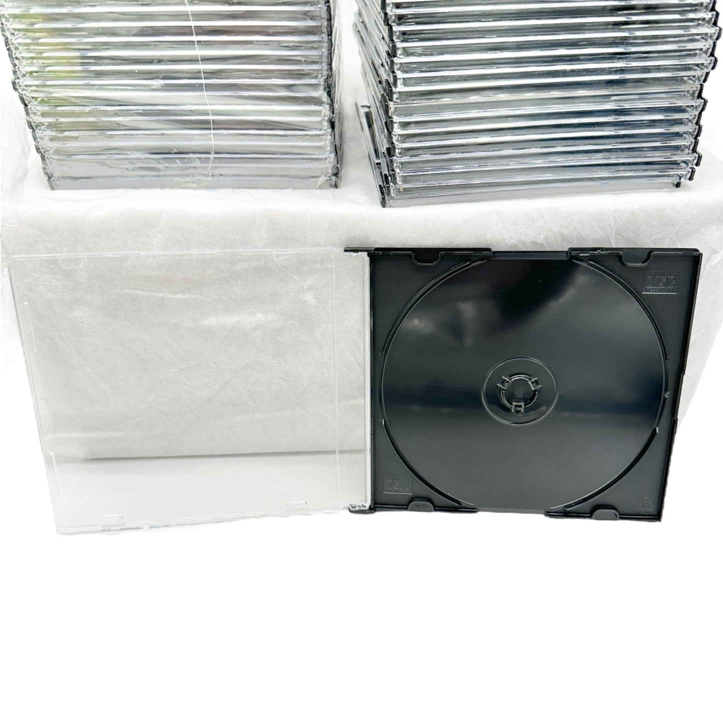 Lot of 61 Unused CD-R Recordable Discs and 45 CD Cases NEW