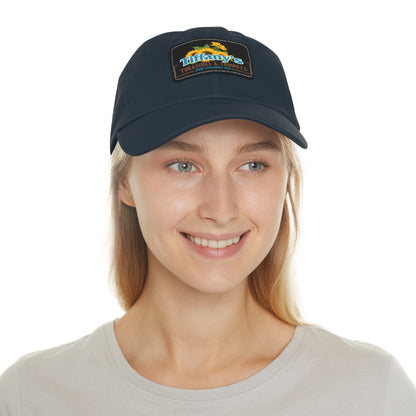 Tiffany's Treasures & Trinkets Baseball Hat with Leather Patch in Rectangle