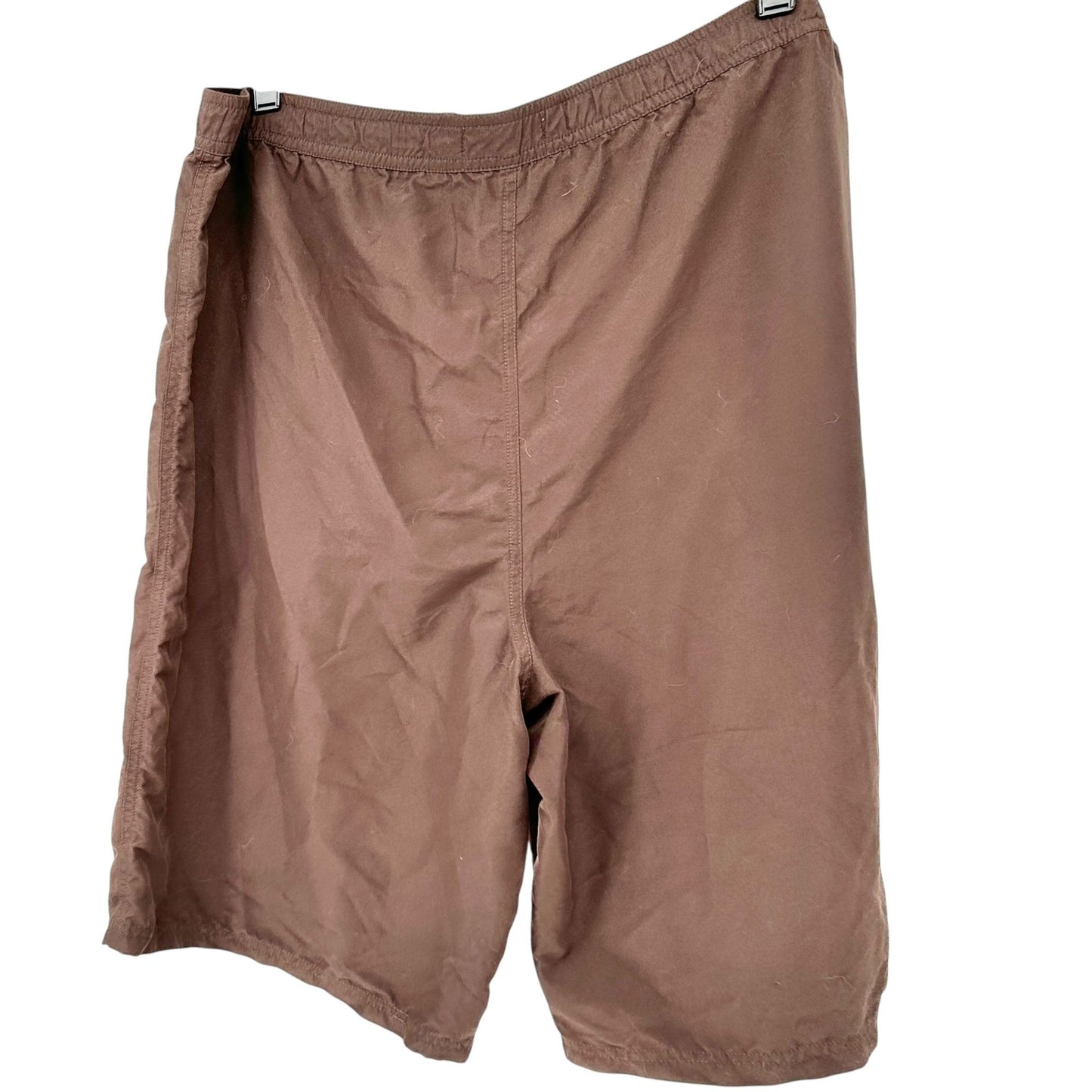 Chadwicks Bermuda Swim Shorts Womens Size 18 Brown Long Polyester Drawstring