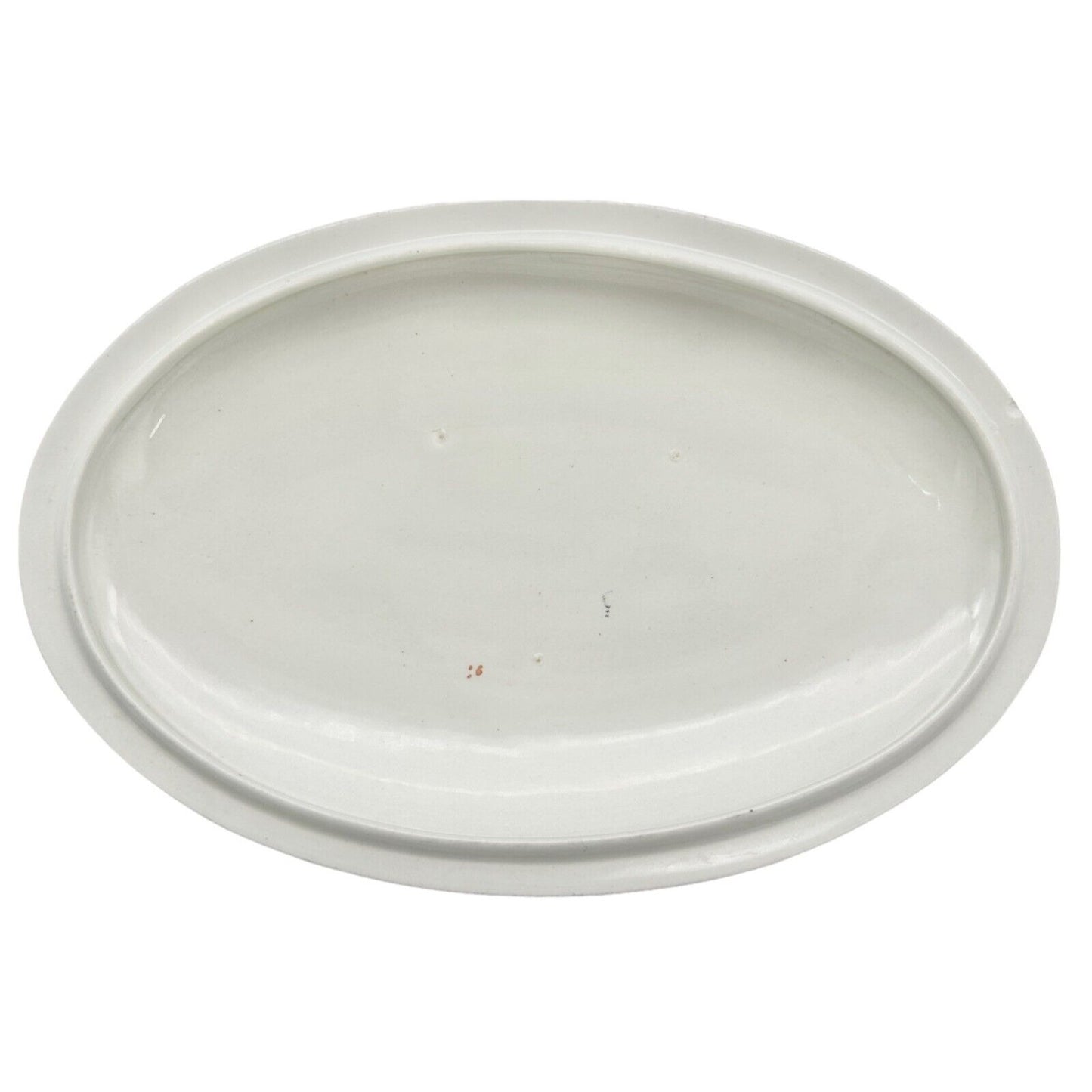 Myott Son & Co Soup Bowl Lid 12 x 7.5 Cream Pink Floral Imperial Semi Porcelain