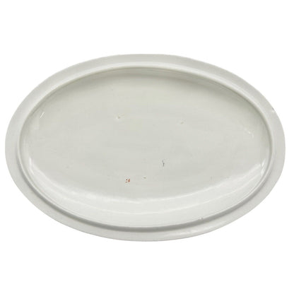 Myott Son & Co Soup Bowl Lid 12 x 7.5 Cream Pink Floral Imperial Semi Porcelain